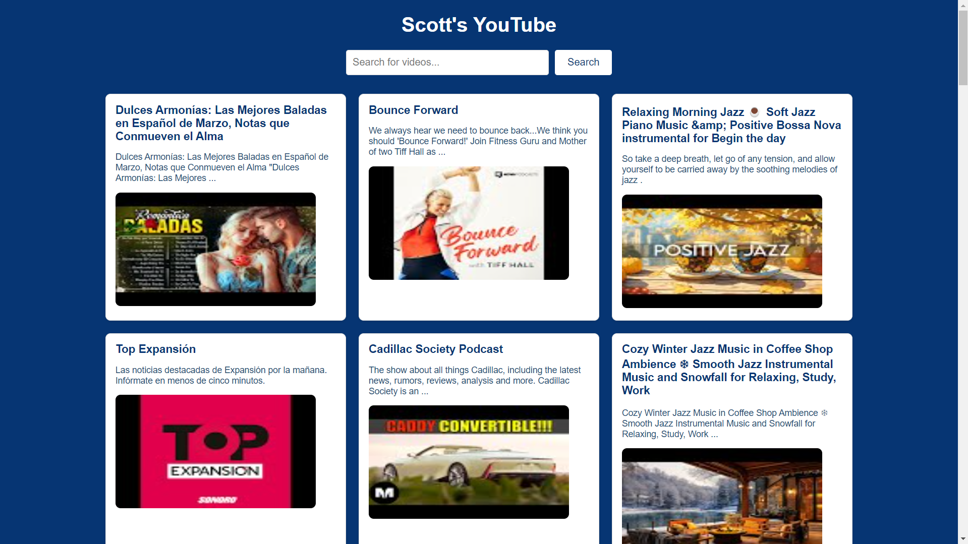 YouTube API
